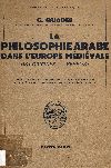 La Philosophie Arabe dans l'Europe Médiévale des Origines a Averroès