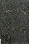 Codes Égyptiens et Lois Usuelles en Vigueur en Égypte. I