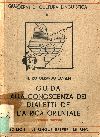 Guida Alla Conoscenza Dei Dialetti de l'Africa Orientale