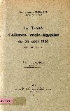 Le Traité d'Alliance Anglo-Égyptien du 26 Août 1936 avec une Carte