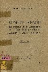 Compte Rendu des Travaux de la Commission de la Dette Publique d'Egypte Pendant l'Exercice 1938-1939